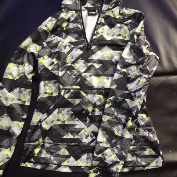 Fila 1/4 Zip Pullover Workout Running Top Size XS - Picture 3 of 4